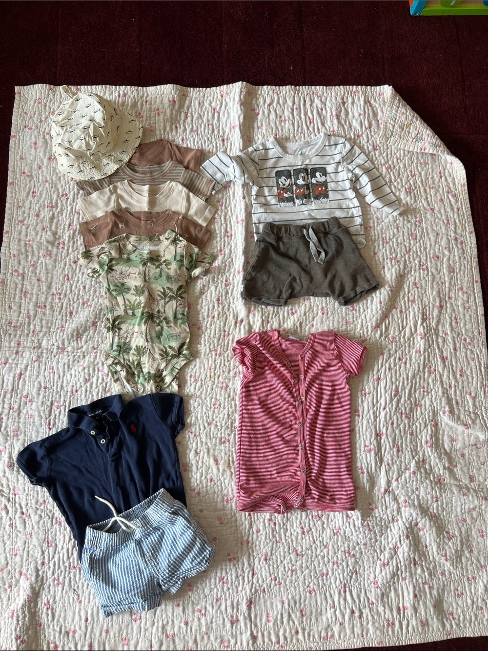 6-12 month summer baby boy bundle
